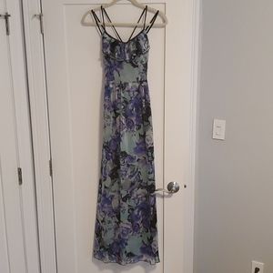 XS Jessica Simpson Floral Maxi Dress